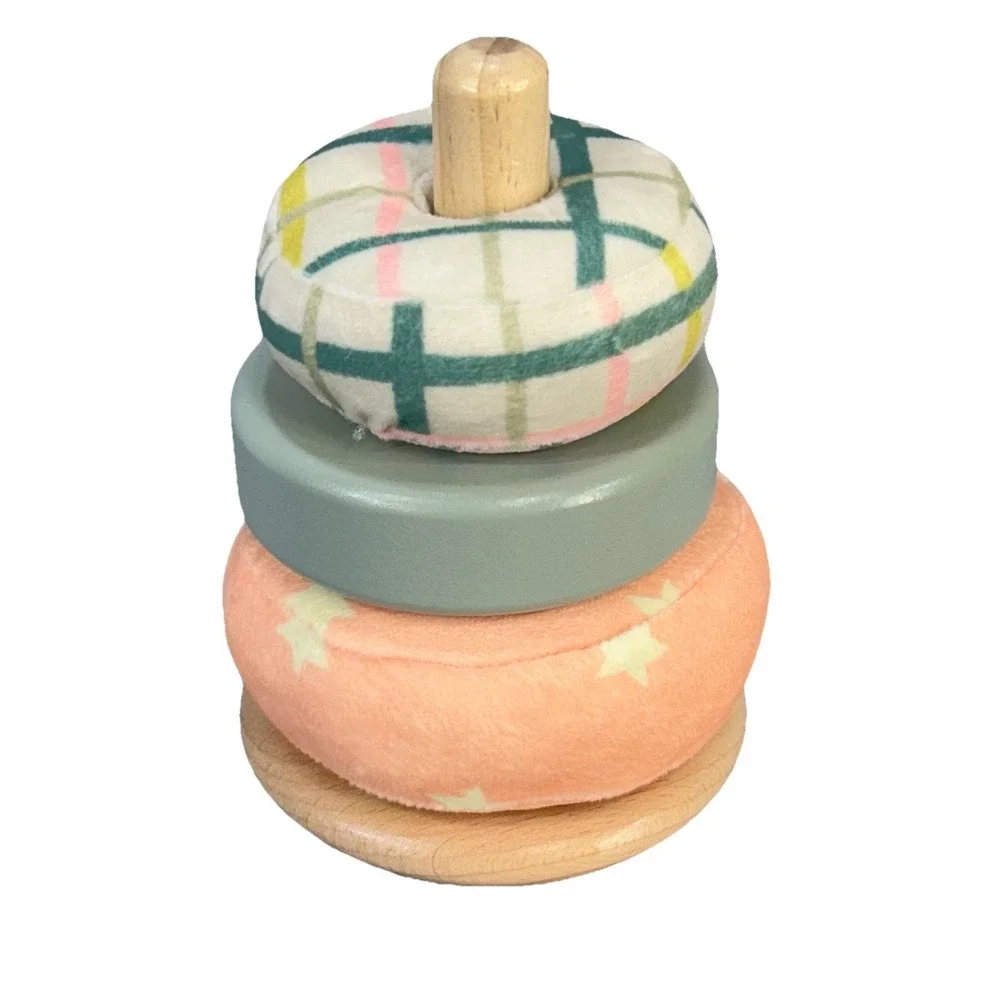 Cloud‎ Island Plush Wood Stacker Stackable Baby Toy